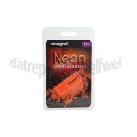 Foto van Integral Memory stick 32GB Neon Orange USB Flash Drive USB 2.0 