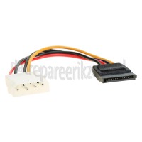 Foto van Ewent Verloopkabel SATA Voeding Verloopkabel 0,15 meter 5.25""apparaten aansluiten op SATA 