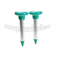 Foto van Weitech Ongedierteverjager Solar mollenverjager (mini) dualpack Speciaal voor heuvelachtige tuin 