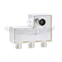 Foto van Braun Telecom Verdeel element Push on IEC 3-weg splitter CAI huisinstallatie 