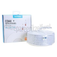 Foto van Technetix Coaxkabel Coax Installatiekabel, 4G Proof, Ziggo geschikt 4K Ultra HD 