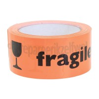 Foto van Deltafix Tape Breekbaar 66m x 50mm Oranje 