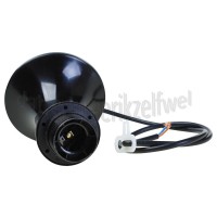 Foto van Snoerpendel 16A 230V E27 zwart Maximaal 60Watt 