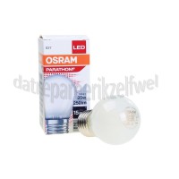 Foto van Osram Ledlamp Kogellamp LED Classic P25 2.5W E27 250lm 2700K Mat 