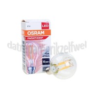 Foto van Osram Ledlamp Kogellamp LED Classic P40 4W E14 470lm 2700K 