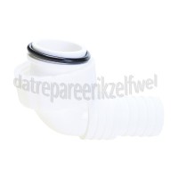 Foto van Sanitair Tuitje 90 graden Voor afvoerslang 19-22 mm. 