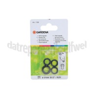 Foto van Gardena O-ring Set rubberringen 21mm (G1/2"") - 15/21 