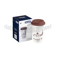 Foto van DeLonghi Thermosbeker Keramische beker met dubbele wand The Globetrotter, 300 ml 