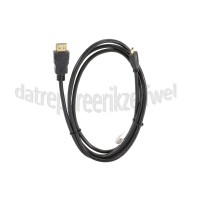 Foto van Easyfiks HDMI 1.4 Kabel HDMI A Male - Micro HDMI D Male 1.5 Meter, High Speed met Ethernet 