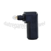 Foto van Easyfiks Optische Kabel Toslink adapter haaks Male - Female 90 graden 