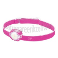 Foto van GP Hoofdlamp Discovery CH31 hoofdlamp, roze 40 lumen, 2x CR2025 batterij 