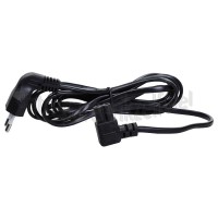 Foto van Easyfiks Netvoedingskabel Voedingskabel C7 haaks, 230V 2 Meter, 2x0.75mm2 Zwart 