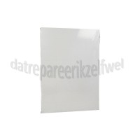 Foto van Papier prijslabel 52x37mm Vimex, 170grams A4 Wit voor gestanst (prijsrail) 