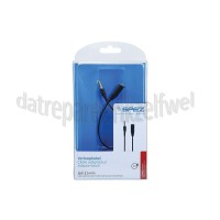 Foto van Spez Verloopkabel 4-pins audio cross-over, 15 cm Jack 3,5mm male naar Jack 3,5 mm female 