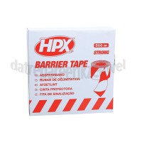 Foto van HPX Lint Afzetlint wit/rood Veiligheidstape, 70mm x 500 meter 