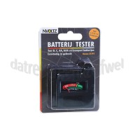Foto van Tester Batterijtester AAA,AA,C,D,9V,knoopcellen 