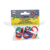 Foto van Benson Sleutelring Sleutelringen Rubber, 20 stuks 