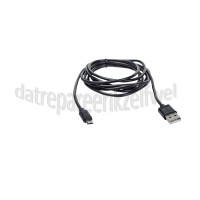 Foto van Easyfiks USB Kabel Zwart, 200cm Micro USB 