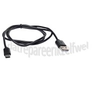 Foto van Easyfiks USB Kabel Zwart, 100 cm usb A naar C USB Type C 