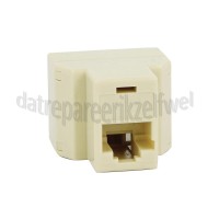 Foto van Netwerk Splitter RJ45 8p8c Contra Female 2x RJ45 8p8c Contra Female, wit 