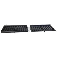 Foto van DeLonghi Plaat Wafelplaat, 2 stuks SW12BBK, SW12ACS 