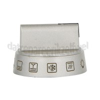 Foto van Inventum Knop Standenknop, zilver grijs VFG5020GRVS01, VFG6020GRVS01, VFG6034WGRVS01 