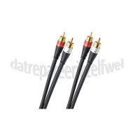 Foto van Oehlbach Tulp Kabel Excellence Audio RCA kabel Vergulde connectoren, 1,5 meter 