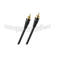 Foto van Oehlbach Tulp Kabel Excellence Subwoofer Cinch kabel Vergulde connectoren, 7,5 meter 