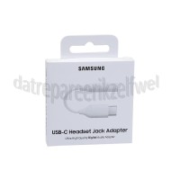 Foto van Samsung Adapter USB-C - 3.5mm Headphone Jack Adapter, Wit Hoofdtelefoon aansluiting 