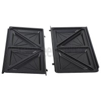 Foto van DeLonghi Plaat Grillplaten, set SW12, SW13 