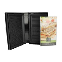 Foto van Tefal Plaat Snack Collection, Paniniplaten SW852, SW853, SW854, SW857 
