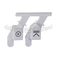 Foto van Hotpoint Knop Knoppenset, rechts WMTF622HEU, WMTL502LEU, WMTL602LIL 