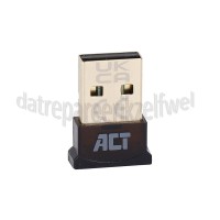Foto van ACT USB Bluetooth ontvanger Receiver 10 mtr class II Ultra compact, 2.0 