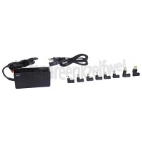 Foto van ACT Adapter Laptopvoeding 90W Universeel, 10 pluggen 
