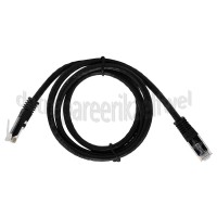Foto van ACT UTP/Netwerk kabel UTP CAT6E Netwerkkabel, RJ45 Male - RJ45 Male Zwart, Full Copper, AWG24, Gold Plated, 0,9 meter 