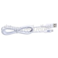 Foto van ACT USB Kabel USB naar Apple Lightning connector, 100cm Apple 8-pin Lightning connector 