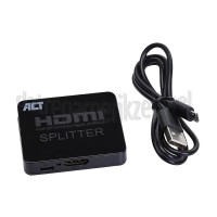 Foto van ACT Splitter HDMI splitter 4K resolutie 3840x2160, HDMI 1.4 
