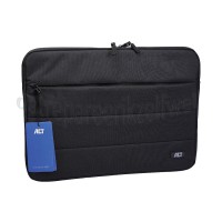 Foto van ACT Tas City Sleeve, Zwart Geschikt voor notebooks tot 15.6 inch 