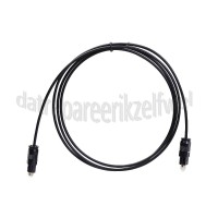 Foto van ACT Optische Kabel Toslink Male - Toslink Male SPDIF 1.2 Meter, Vergulde Toslink pin 