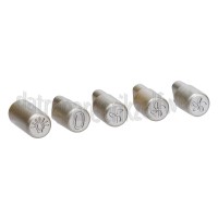 Foto van Etna Druktoets Druktoetsset 5 stuks A4463LZT, AB160RVS, T4478LRVS 