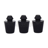 Foto van Inventum Dopje Onder glasplaat, 3 stuks VFG6020GRVS, VFG6008WIT, VFG6034WGRVS 