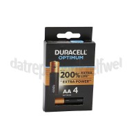 Foto van Duracell Batterij AA Alkaline Optimum, Blister 4 stuks 