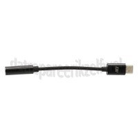 Foto van ACT USB Kabel USB Type-C naar 3.5mm jack audio adapter headset 