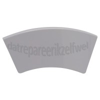 Foto van Hisense Deurgreep Gebogen, Wit WHP74ES, WHE62S3 