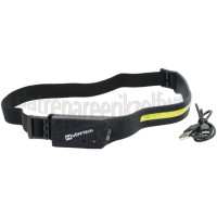 Foto van Hofftech Hoofdlamp Hoofdlamp 3W, Siliconen Band USB C, 200 lumen, 6000-6500K 
