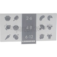 Foto van Liebherr Plaat Frontplaat vrieslade GN106620F, SGNesf307320A 