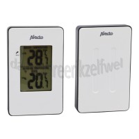 Foto van Alecto Weerstation Draadloze Buitensensor, zwart/zilver Buitentemperatuur, Luchtvochtigheid 