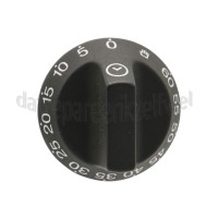 Foto van Smeg Knop Timer, zwart ALFA43, ALFA135XP 
