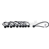Foto van Deltafix Spanband Spanner met Nylon Bal 18cm x 6mm Zwart Zeildoek, Banners 