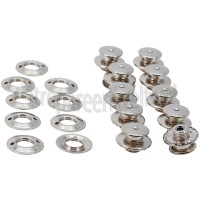 Foto van Deltafix Tourniquetsluiting Loxx bovendeel 15mm vernikkeld Tourniquetsluiting, en zeilringen 